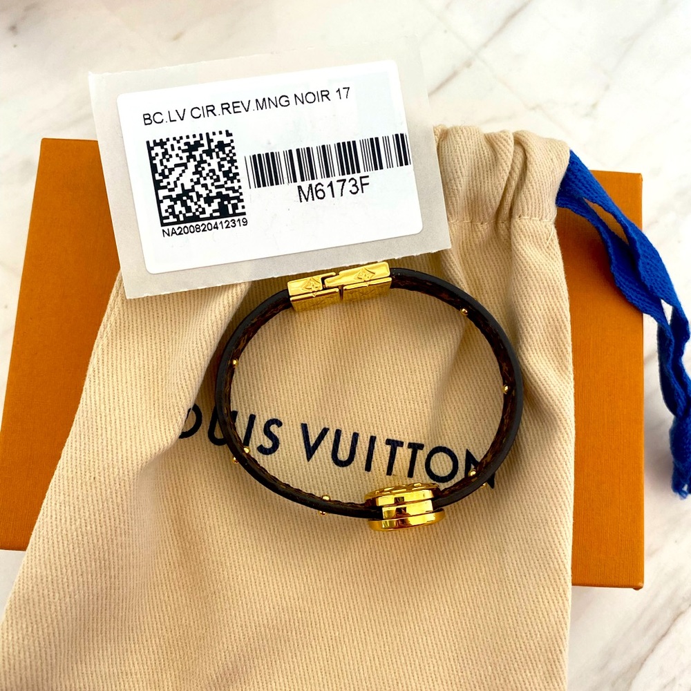 Louis Vuitton Reversible Leather Bracelet